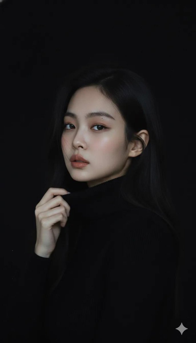 情绪化的电影感人像,一位年轻女性,肤色清晰白皙,妆容淡雅近乎 1