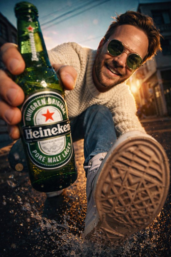 Professional photo, a guy, a 30-year-old Russian model (reference image), is facing the... 1